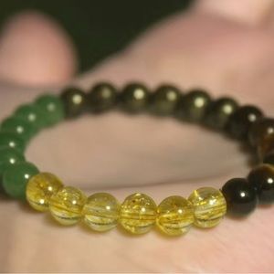 MONEY AND WEALTH BEADED BRACELET